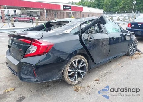 2017 Honda Civic Si z USA, uszkodzony, nr VIN 2HGFC1E5XHH705277